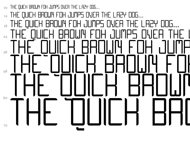 Quiwo Luse TFB font waterfall